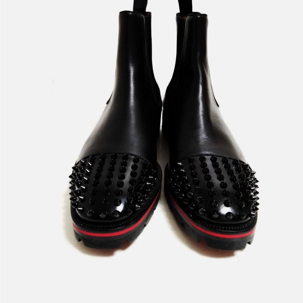 Christian Louboutin Black Spiked Boots
